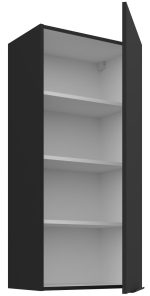 Κρεμαστό ντουλάπι Arianna 50 G 108 1F-Μαύρο - Image 2