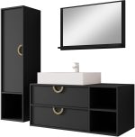 Σετ μπάνιου Lazienka 14-Μαύρο - Image 2