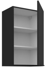 Κρεμαστό ντουλάπι Arianna 45 G 72 1F-Μαύρο - Image 2