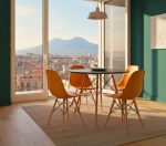 Καρέκλα Fiore KD-Portokali - Image 2