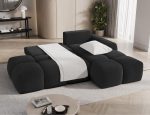 Γωνιακός Καναπές Vitalo-Μαύρο-Δεξιά - Image 2