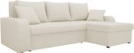 Γωνιακός καναπές Kris-Λευκό