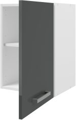 Κρεμαστό ντουλάπι Jeden 40-Γκρι Γυαλιστερό - Λευκό - Image 5