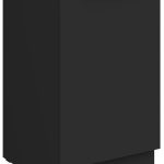 Επιδαπέδιο ντουλάπι νεροχύτη Arianna 50 ZL 1F BB-Μαύρο
