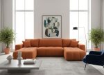Γωνιακός καναπές Furyn U-Portokali - Image 2
