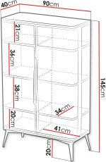 Βιτρίνα Modera -Cashmere - Image 3