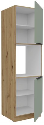 Επιδαπέδιο ντουλάπι Arianna 60 DP 210 2F-Φυστικί - Image 2