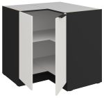 Επιδαπέδιο ντουλάπι γωνιακό Arianna 90x90 DN 2F BB-Λευκό