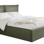 Επενδυμένο κρεβάτι Pirkun-180 x 200-Χακί