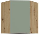 Κρεμαστό ντουλάπι γωνιακό Arianna 60x60 GN 72 1F-Φυστικί