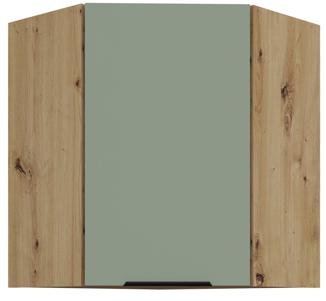 3g24ncnghnalexyn3308jzn8tu6y Κρεμαστό ντουλάπι γωνιακό Arianna 60x60 GN 72 1F-Φυστικί - Image 1