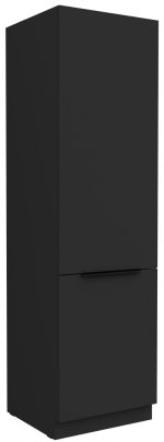 Επιδαπέδιο ντουλάπι Arianna 60 LO 210 2F-Μαύρο