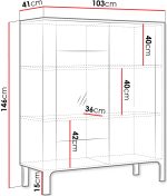 Βιτρίνα Malumi ML03 - Image 3