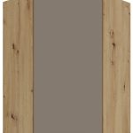 Κρεμαστό ντουλάπι γωνιακό Arianna 60x60 GN 90 1F-Γκρέζ