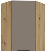 Κρεμαστό ντουλάπι γωνιακό Arianna 60x60 GN 90 1F-Γκρέζ