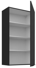 Κρεμαστό ντουλάπι Arianna 60 G 108 1F-Μαύρο