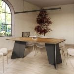 Τραπέζι Moneto Επεκτεινόμενο-Καφέ Σκούρο - Image 2