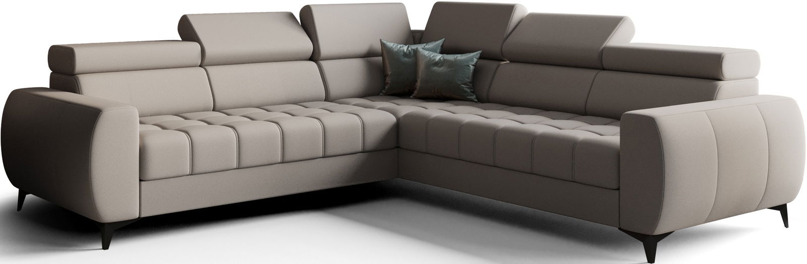 47vtlb1dxxyd6imvegicemglve6m Γωνιακός καναπές Calyra Max Lthr-Γκρι-Δεξιά - Image 1