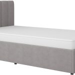 Επενδυμένο Κρεβάτι Mossa-Γκρι