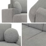 Καναπές - κρεβάτι Velo-Γκρι Σκούρο - Image 4