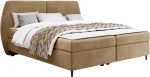 Επενδυμένο κρεβάτι Madryt-160 x 200-Καφέ Ανοιχτό