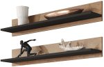 Σετ δύο ραφιών Soho-Lefkas Oak