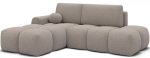 Γωνιακός Καναπές Vitalo-Μπεζ-Αριστερή