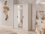 Ντουλάπα τρίφυλλη Elena 3D-Cashmere-Με καθρέπτη - Image 2