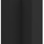 Κρεμαστό ντουλάπι γωνιακό Arianna 60x60 GN 108 2F-Μαύρο