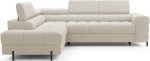 Γωνιακός καναπές Ferucce-Krem-Αριστερή