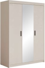 Ντουλάπα τρίφυλλη Elena 3D-Cashmere-Με καθρέπτη