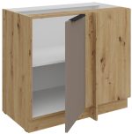 Επιδαπέδιο ντουλάπι Arianna 105 ND 1F BB-Γκρέζ - Image 2