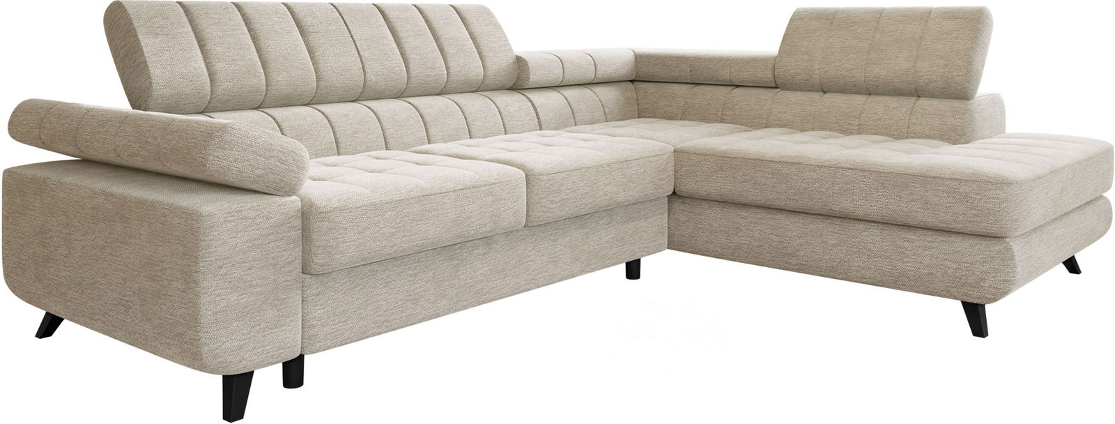 7p8khfwj2ozshgyzvfqy6y2zj2oa Γωνιακός καναπές Nord-Εκρού-Δεξιά - Image 1