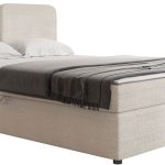 Επενδυμένο κρεβάτι Boho-180 x 200-Κρεμ