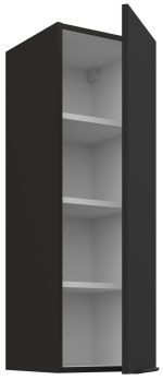 Κρεμαστό ντουλάπι Arianna 30 G 90 1F-Μαύρο - Image 2