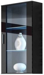 Βιτρίνα Soho Κρεμαστή-Μαύρο