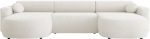 Γωνιακός καναπές Nicelo U-Εκρού - Image 4