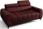 Καναπές Calyra Διθέσιος Lthr-Μπορντώ
