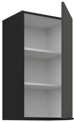 Κρεμαστό ντουλάπι Arianna 40 G 72 1F-Γκρι - Image 2