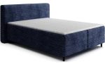 Επενδυμένο κρεβάτι Ciroko-Μπλε-140 x 200