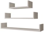 Σετ τριών ραφιών Trio-Γκρεζ