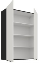 Κρεμαστό ντουλάπι Arianna 80 G 108 2F-Λευκό - Image 2