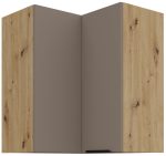 Κρεμαστό ντουλάπι γωνιακό Arianna 60x60 GN 72 2F-Γκρέζ