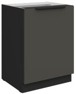 Επιδαπέδιο ντουλάπι Arianna 60 D 1F BB-Γκρι