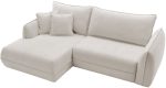 Γωνιακός καναπές Moho-Αριστερή-Λευκό