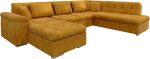 Γωνιακός καναπές Niko Bis-Μουσταρδί-Αριστερή