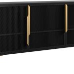 Μπουφές Modera 3D-Μαύρο