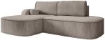 Γωνιακός Καναπές Koro-Αριστερή-Γκρι Σκούρο