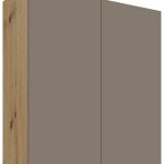 Κρεμαστό ντουλάπι Arianna 80 G-90 2F Γκρέζ
