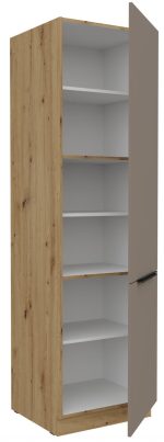 Επιδαπέδιο ντουλάπι Arianna 60 DK 210 2F-Γκρέζ - Image 2